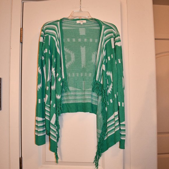 UMGEE Emerald Green Sleeveless Lace Hemline Knit Dress USA Boutique